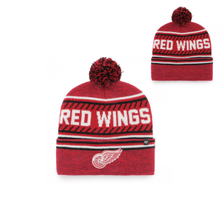 47 BRAND Zimná Čiapka ICE CAP CUFF KNIT NHL Detroit Red Wings Senior