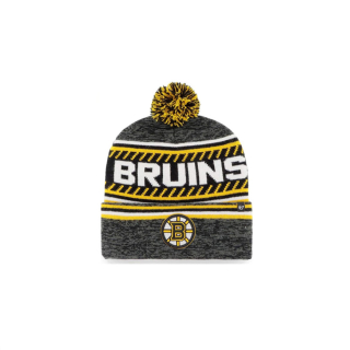 47 BRAND Zimná Čiapka ICE CAP CUFF KNIT NHL Boston Bruins Senior