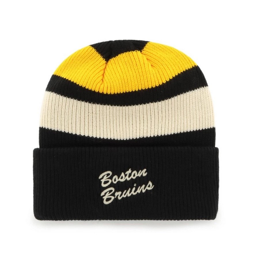 47 BRAND Zimná Čiapka CLUBHOUSE JENNINGS CUFF KNIT Boston Bruins One Size