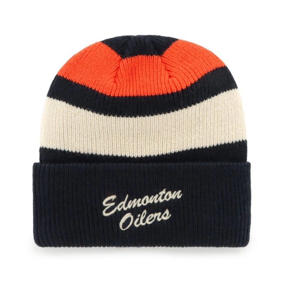 47 BRAND Zimná Čiapka CLUBHOUSE JENNINGS CUFF KNIT Edmonton Oilers One Size