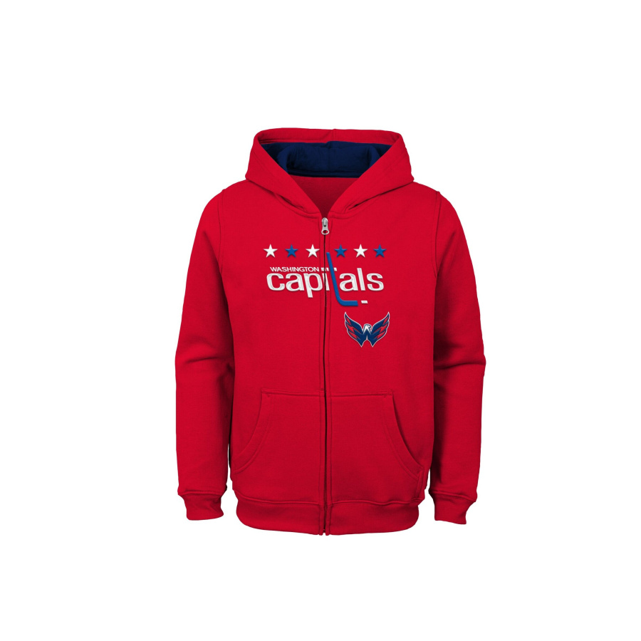 NHL Mikina STATED FULL ZIP HOODIE Washington Capitals Junior