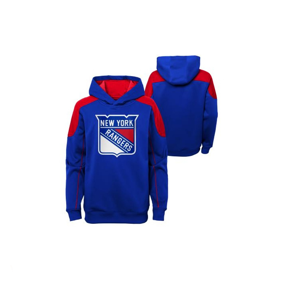 NHL Mikina ROCKED PERF PO HOODIE New York Rangers Junior