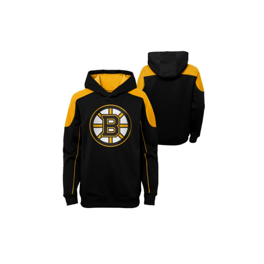 NHL Mikina ROCKED PERF PO HOODIE Boston Bruins Junior