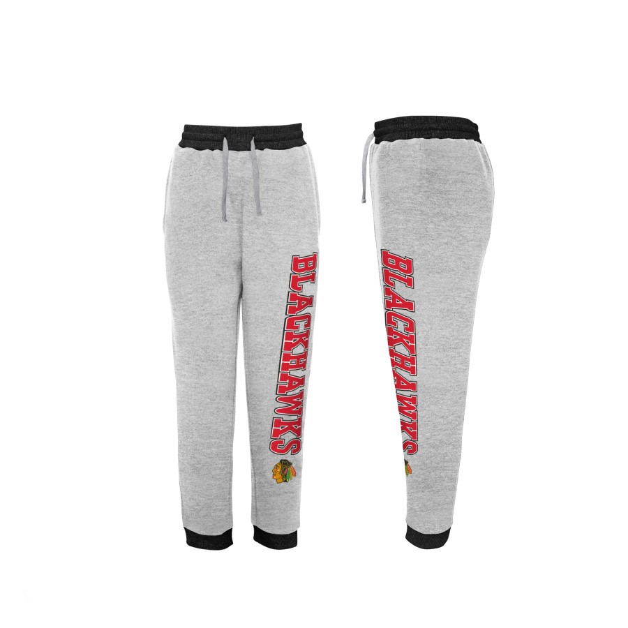 NHL Tepláky SKILLED ENFORCER FLEECE PANT Chicago Blackhawks Junior