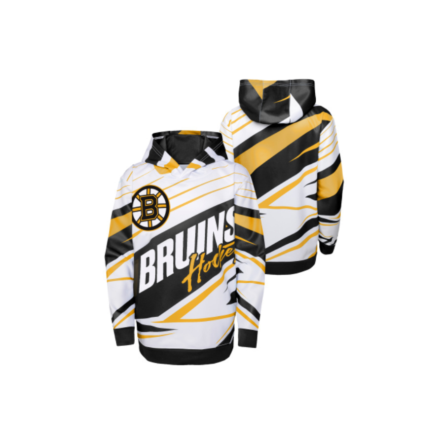 NHL Mikina ADEPT QUARTERBACK SUBLIMATED HOODIE Boston Bruins Junior