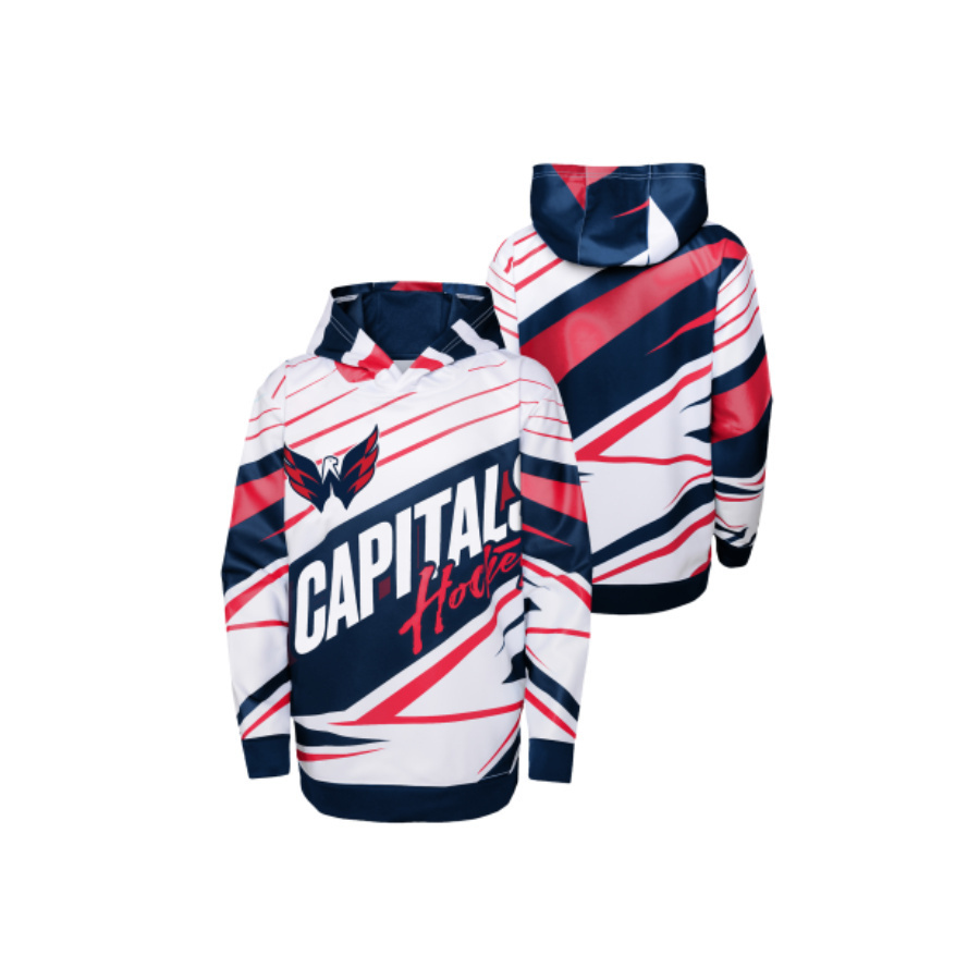 NHL Mikina ADEPT QUARTERBACK SUBLIMATED HOODIE Washington Capitals Junior