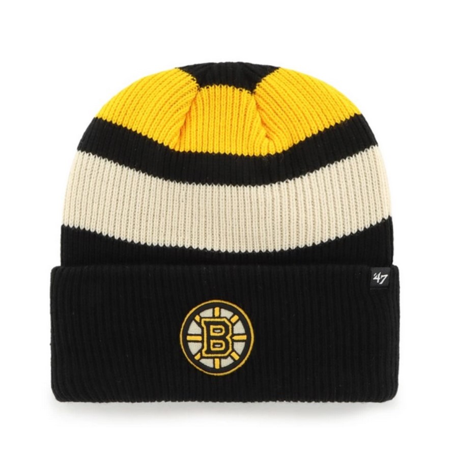 47 BRAND Zimná Čiapka CLUBHOUSE JENNINGS CUFF KNIT Boston Bruins One Size