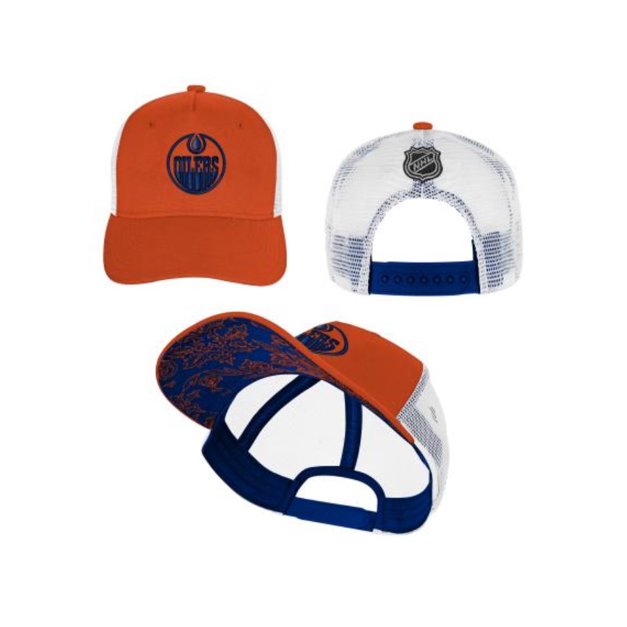 NHL Šiltovka LIFESTYLE SNAPBACK TRUCKER Edmonton Oilers Junior