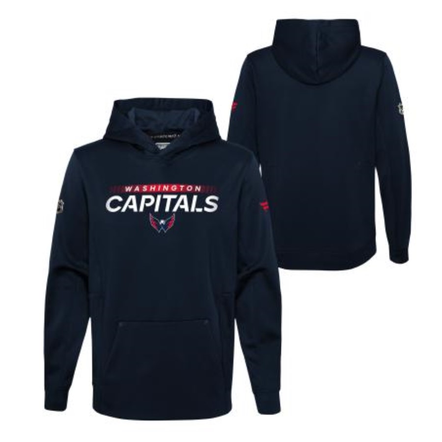 NHL Mikina AUTHENTIC APRO RINK PULLOVER HOOD Washington Capitals Junior