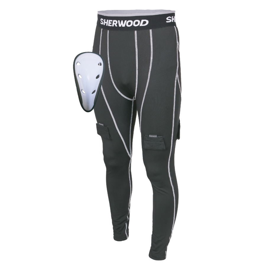 Nohavice so Suspenzorom SHER-WOOD Compression Jock Pant Senior 