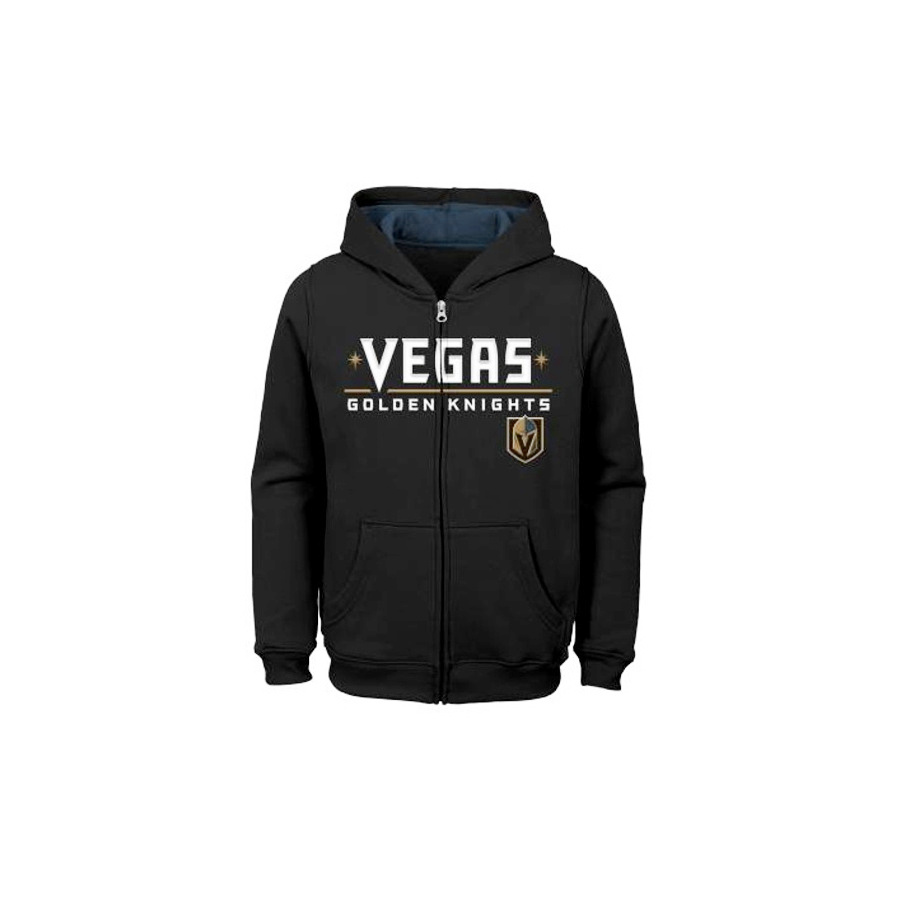 NHL Mikina STATED FULL ZIP HOODIE Vegas Golden Knights Junior