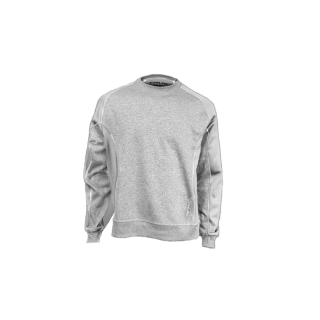 Mikina TRUE Fleece Crewneck Pullover Silver Senior