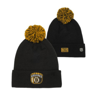 NHL Zimná Čiapka DRAFT BEANIE CUFF WITH POM Boston Bruins Junior