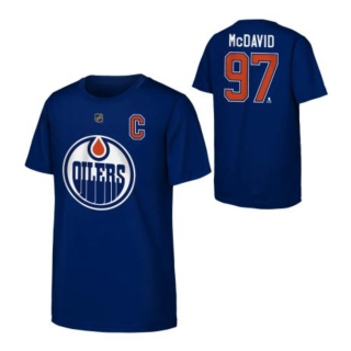 NHL Tričko CONNOR McDavid & NUMBER 97 SS CTN TEE Junior