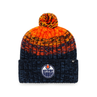 47 BRAND Zimná Čiapka CASCADE CUFF KNIT W/POM Edmonton Oilers One Size