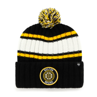 47 BRAND Zimná Čiapka PLATEAU CUFF KNIT W/POM Boston Bruins One Size