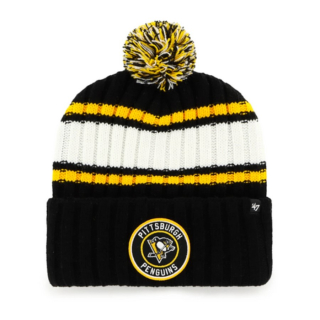 47 BRAND Zimná Čiapka PLATEAU CUFF KNIT W/POM Pittsburgh Penguins One Size